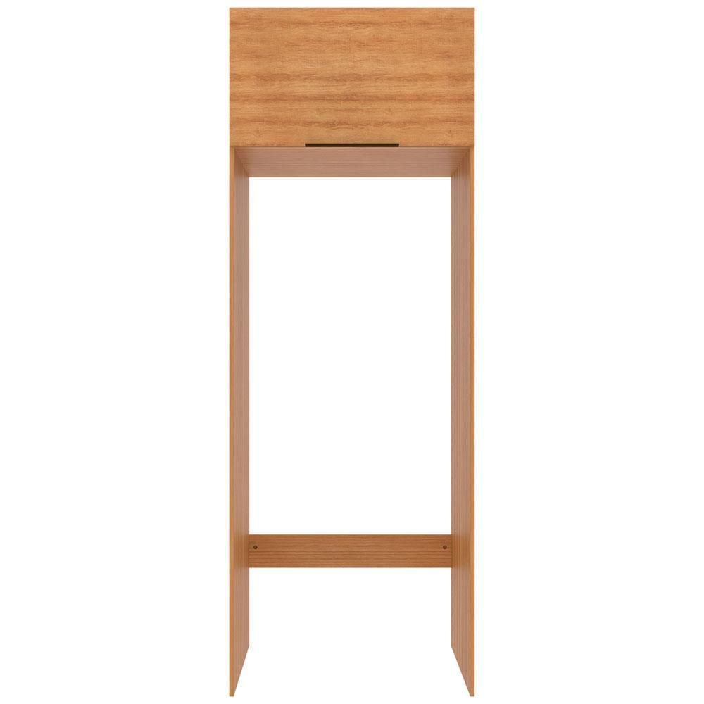 Armário de Geladeira Bartira Cristal MDP 15mm com 1 Porta e Lateral - 80cm de largura - 1