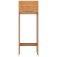 Armário de Geladeira Bartira Cristal MDP 15mm com 1 Porta e Lateral - 80cm de largura - 1