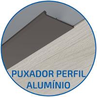 Armário Aéreo Bartira Cristal MDP 15mm com 1 Porta e 2 Prateleiras - 40cm de largura - 6