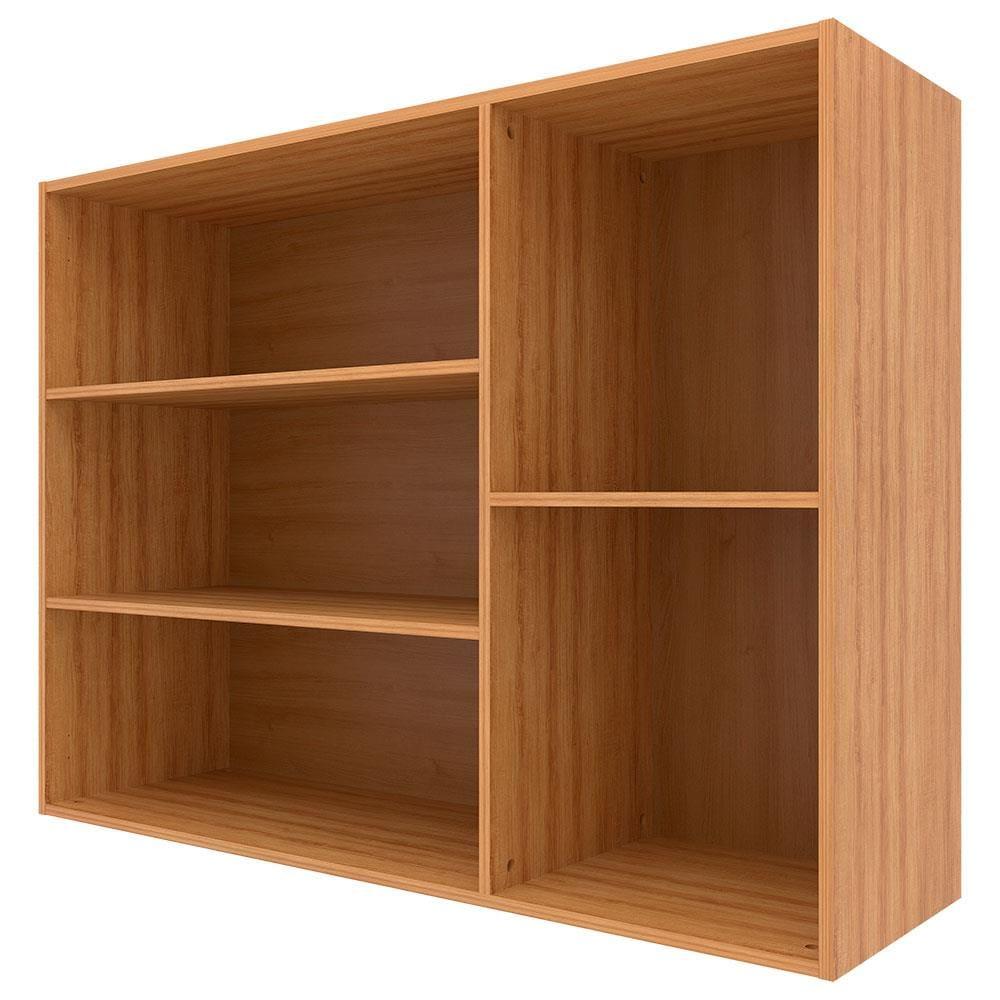 Armário Aéreo Bartira Cristal MDP 15mm com 3 Portas e 3 Prateleiras - 120cm de largura - 3