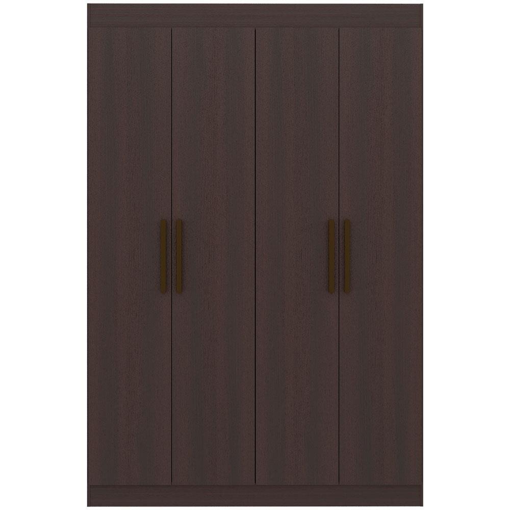 Guarda-Roupa Bartira Ville com 4 Portas, 2 Gavetas e 2 Prateleiras - 134cm de largura - 2
