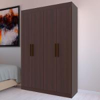 Guarda-Roupa Bartira Ville com 4 Portas, 2 Gavetas e 2 Prateleiras - 134cm de largura - 1