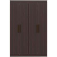 Guarda-Roupa Bartira Ville com 4 Portas, 2 Gavetas e 2 Prateleiras - 134cm de largura - 2