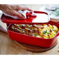 Tampa para Travessa Emile Henry Ovenware em Cerâmica 29x19 cm - Vermelho - 6
