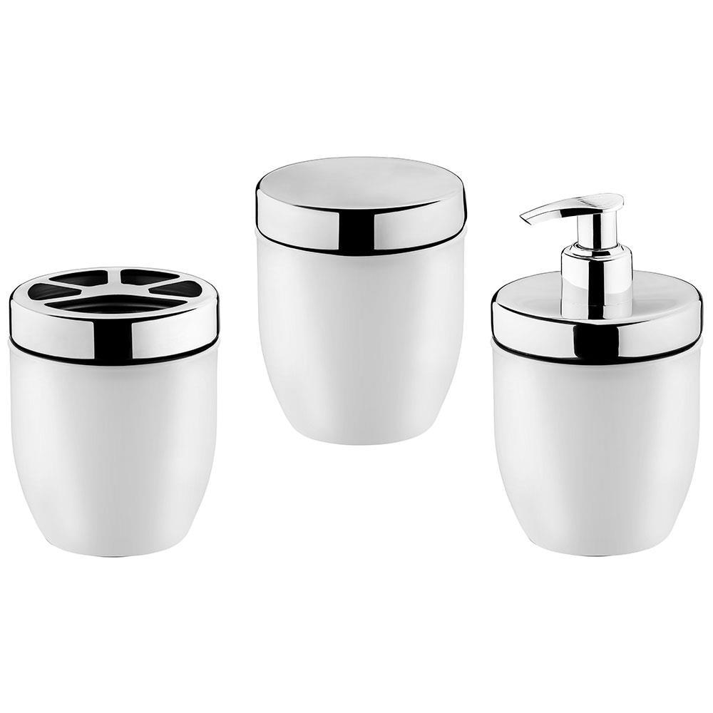 Conjunto para Lavabo Forma Acquaset 800733/BR Branco - 3 Peças - 1