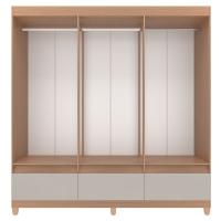 Guarda-Roupa Bartira Ilhéus com Cabideiro, 6 Portas de Bater, 3 Gavetas e 180cm de Largura - 5