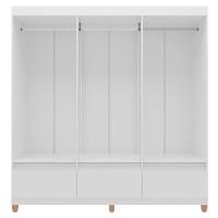 Guarda-Roupa Bartira Ilhéus com Cabideiro, 6 Portas de Bater, 3 Gavetas e 180cm de Largura - 7