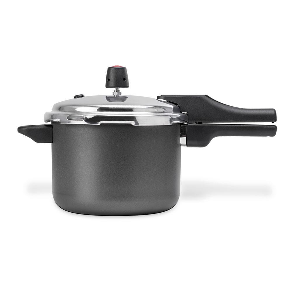Panela de Pressão 4,5 Litros Multiflon Indução Induct+ em Alumínio e Revestimento Antiaderente - Preta - 2