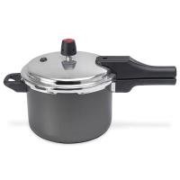 Panela de Pressão 4,5 Litros Multiflon Indução Induct+ em Alumínio e Revestimento Antiaderente - Preta - 1
