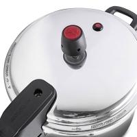 Panela de Pressão 4,5 Litros Multiflon Indução Induct+ em Alumínio e Revestimento Antiaderente - Preta - 3