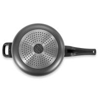 Panela de Pressão 4,5 Litros Multiflon Indução Induct+ em Alumínio e Revestimento Antiaderente - Preta - 6