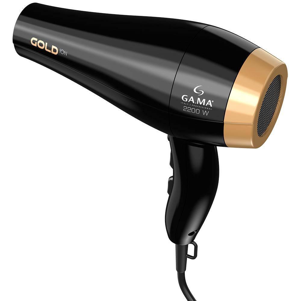 Secador de Cabelos GA.MA Italy Gold Íon Motor AC Profissional 2200W - Preto - 3
