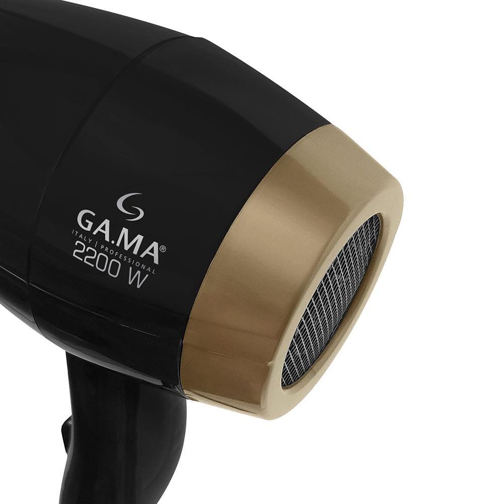 Secador de Cabelos GA.MA Italy Gold Íon Motor AC Profissional 2200W - Preto - 6