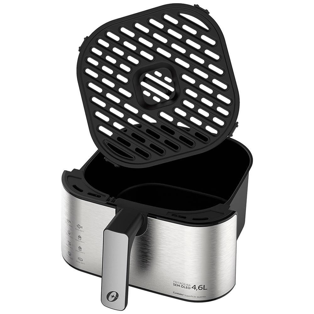Fritadeira Elétrica Oster OFRT520 Compact 4,6L - Inox - 5