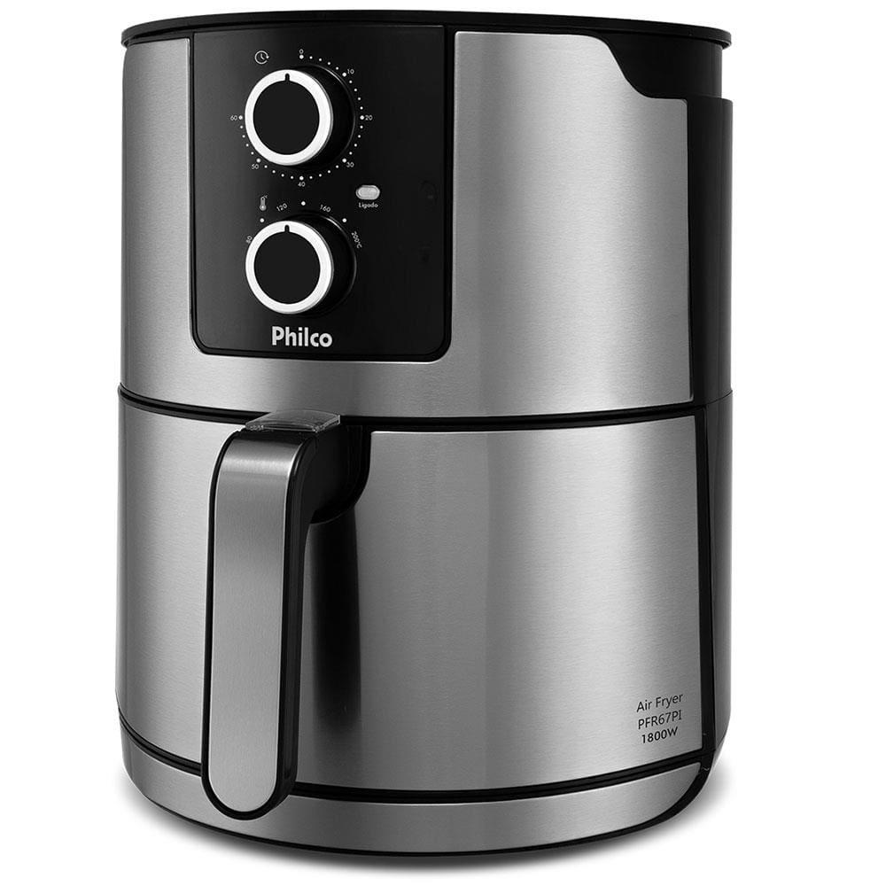 Fritadeira Elétrica Sem Óleo Air Fryer Philco PFR67PI 6L – Inox/Preta - 5
