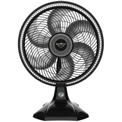 Ventilador de Mesa Britânia Maxx Force BVT400 40cm 3 Velocidades 6 Pás Preto