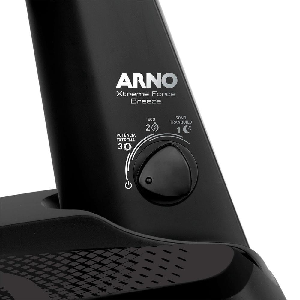 Ventilador de Mesa Arno Xtreme Force Breeze VB50 50cm com 3 Velocidades e 6 Pás - Preto - 5