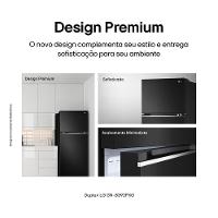 Geladeira LG Frost Free Preta GN-B392PXGB Duplex com Tecnologia Inverter Top Freezer - 395 litros - 8