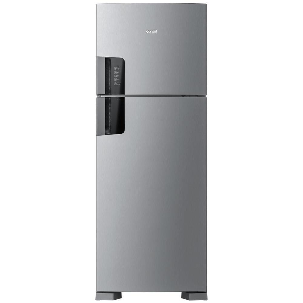 Geladeira Consul Frost Free CRM56FK Duplex com Espaço Flex e Painel Eletrônico Externo Inox - 451L - 1