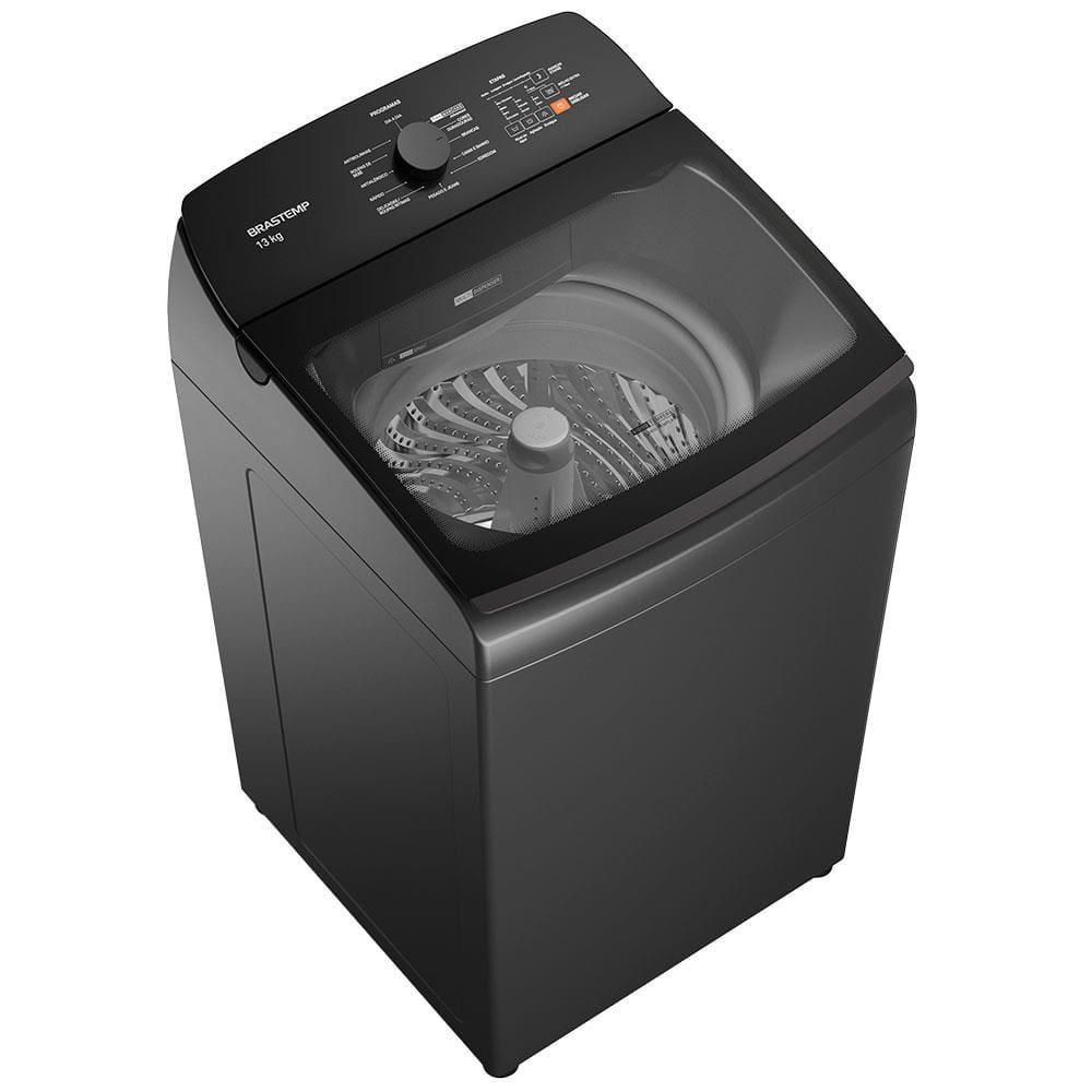Lavadora de Roupas Brastemp BWK13A9 com Ciclo Tira Manchas Advanced e Ciclo Antibolinha Cinza Platinum - 13kg - 1