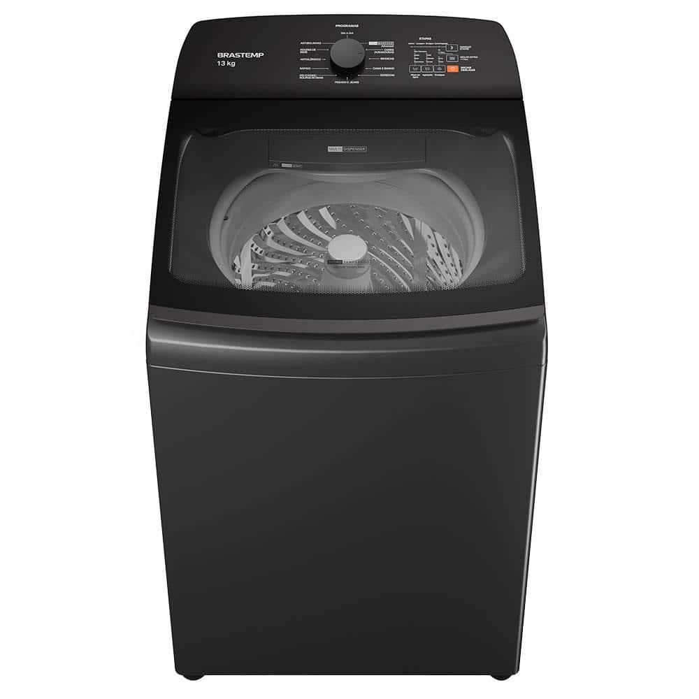 Lavadora de Roupas Brastemp BWK13A9 com Ciclo Tira Manchas Advanced e Ciclo Antibolinha Cinza Platinum - 13kg - 1