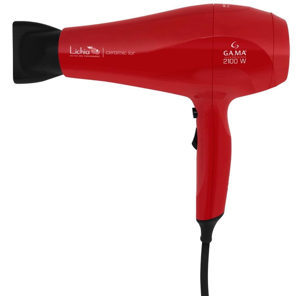 Secador de Cabelos GA.MA Italy Lichia Ceramic Íon Motor AC Profissional 2100W - Vermelho - 1