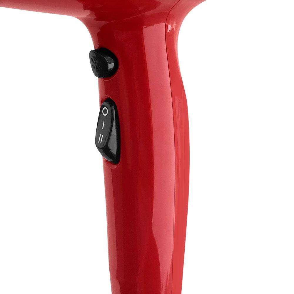 Secador de Cabelos GA.MA Italy Lichia Ceramic Íon Motor AC Profissional 2100W - Vermelho - 7