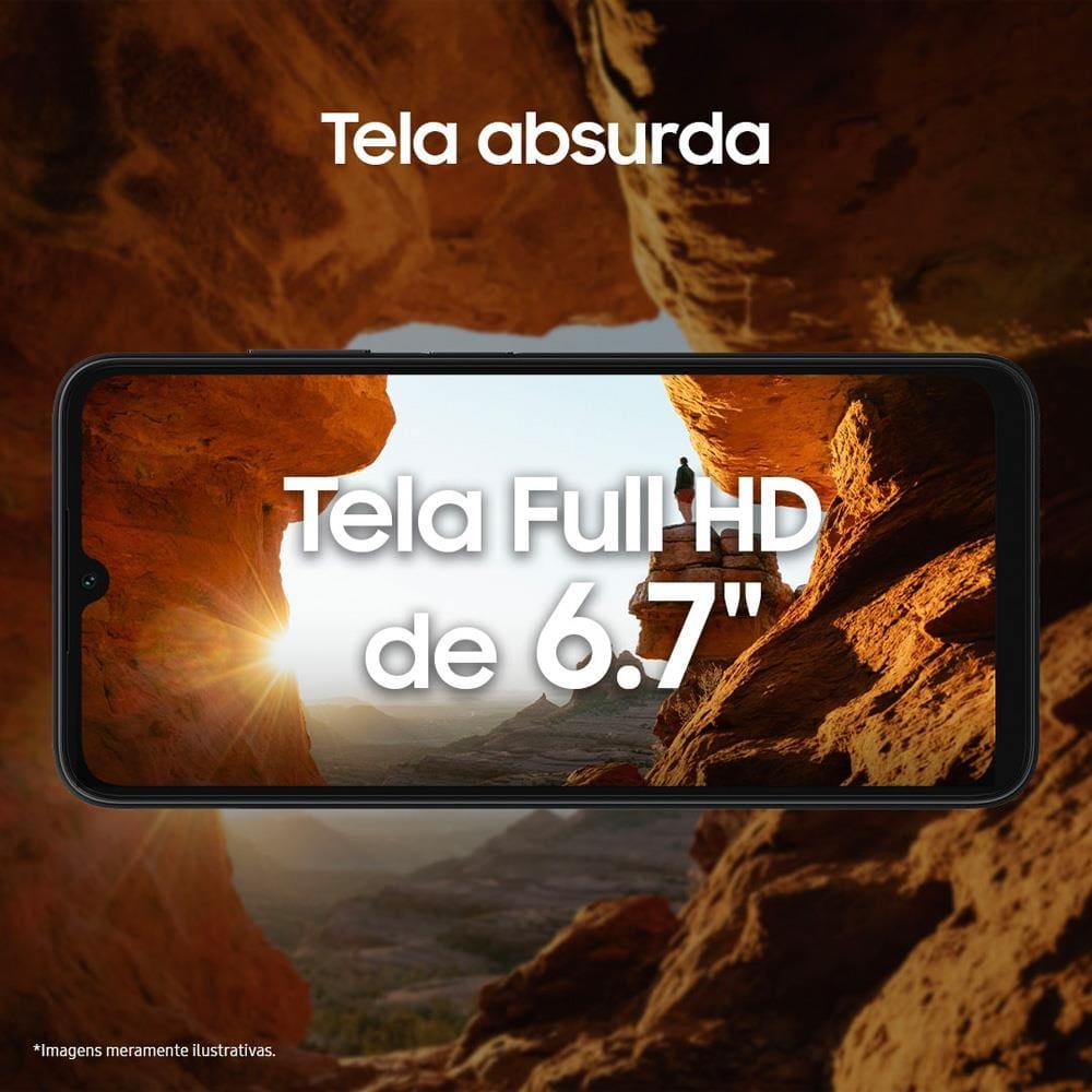 Smartphone Samsung Galaxy A05s Preto 128GB, 6GB, Tela Infinita de 6.7", Processador Octa-Core, Câmera Tripla Traseira e Selfie de 13MP - 9