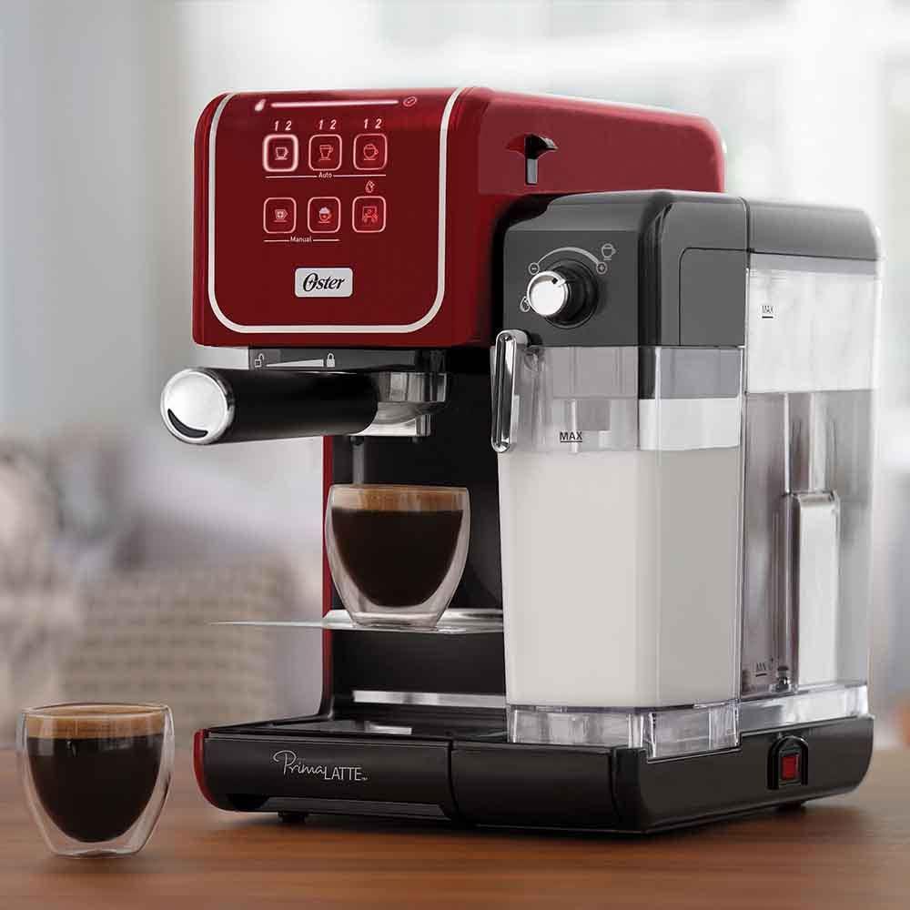 Cafeteira Espresso Oster PrimaLatte Touch 6801 - Vermelha - 6
