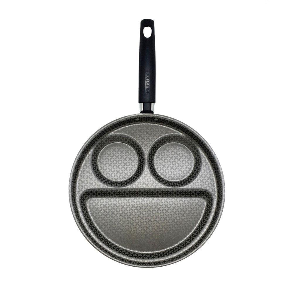 Frigideira Multiflon Breakfast Antiaderente Ultra 7 Vermelha - 27 cm - 3