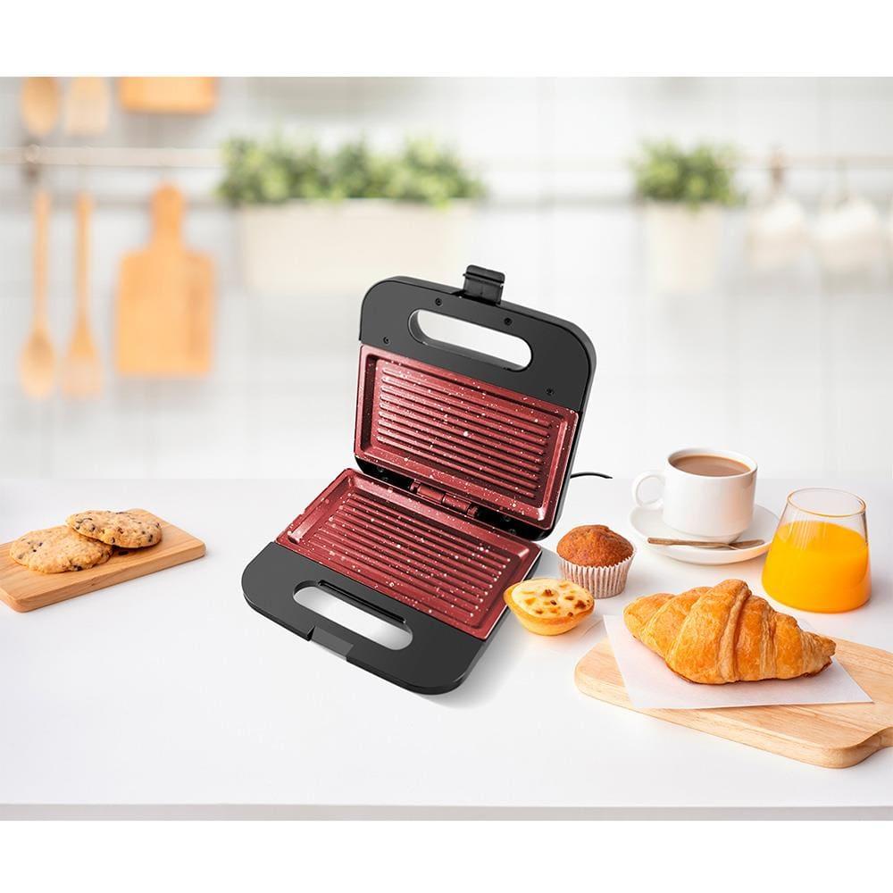 Sanduicheira Grill Britânia BGR16 com Revestimento Redstone - Inox - 6