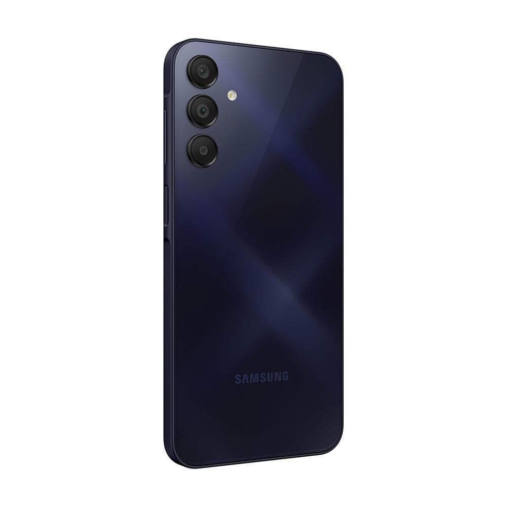 Smartphone Samsung Galaxy A15 4G Azul Escuro 128GB 4GB RAM Processador Octa-Core Câmera Tripla Traseira Selfie de 13MP Tela Infinita 6.5" 90Hz - 5