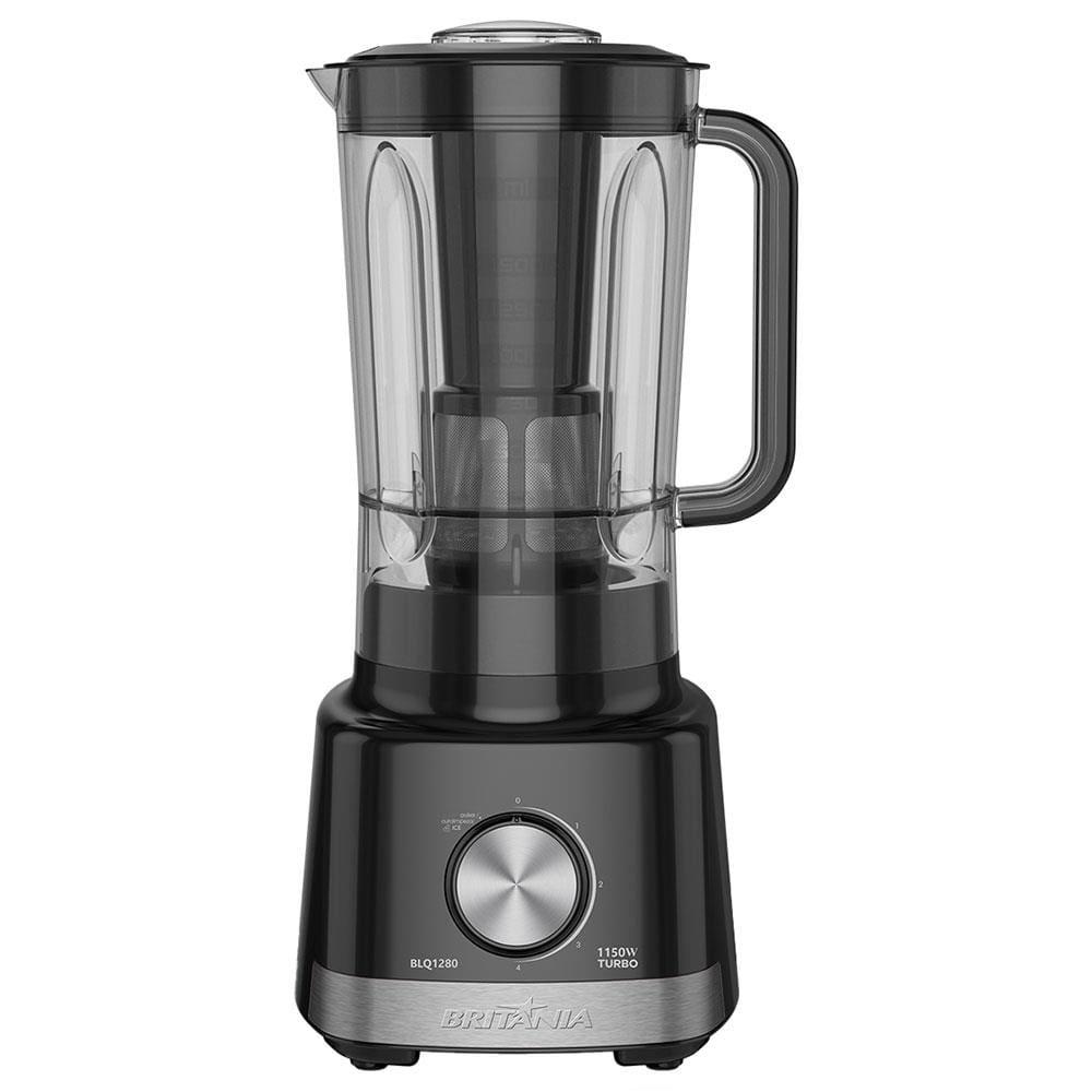 Liquidificador Britânia BLQ1280P 1150 W com 4 Velocidades - Preto - 1