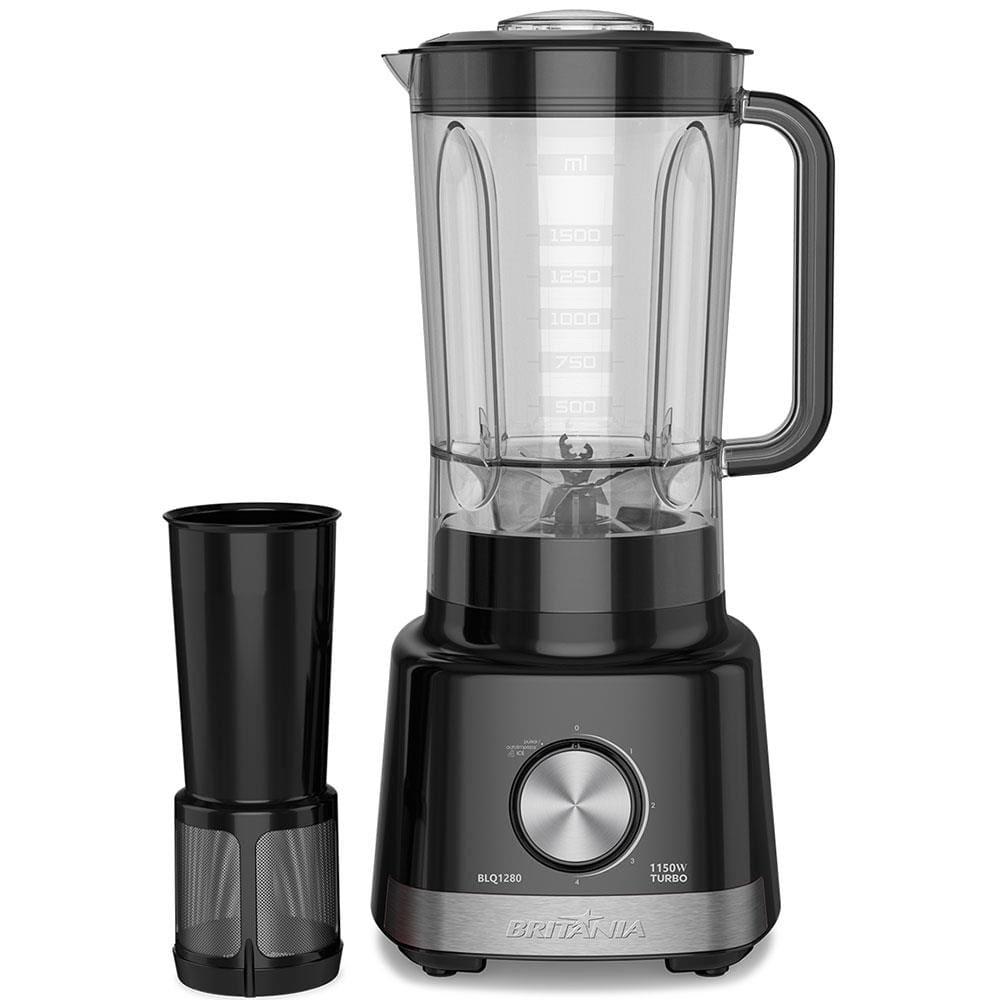 Liquidificador Britânia BLQ1280P 1150 W com 4 Velocidades - Preto - 3