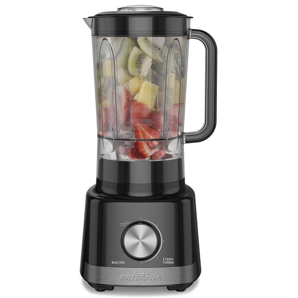 Liquidificador Britânia BLQ1280P 1150 W com 4 Velocidades - Preto - 6