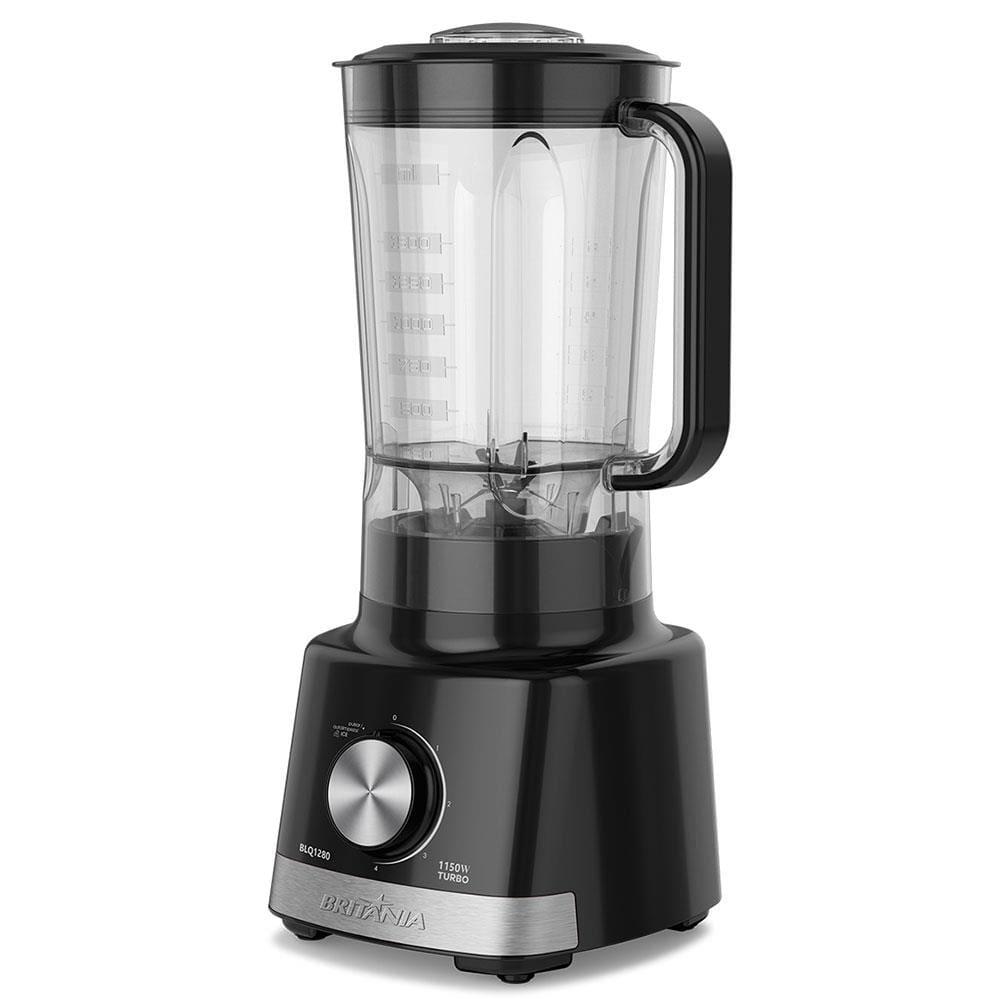 Liquidificador Britânia BLQ1280P 1150 W com 4 Velocidades - Preto - 7