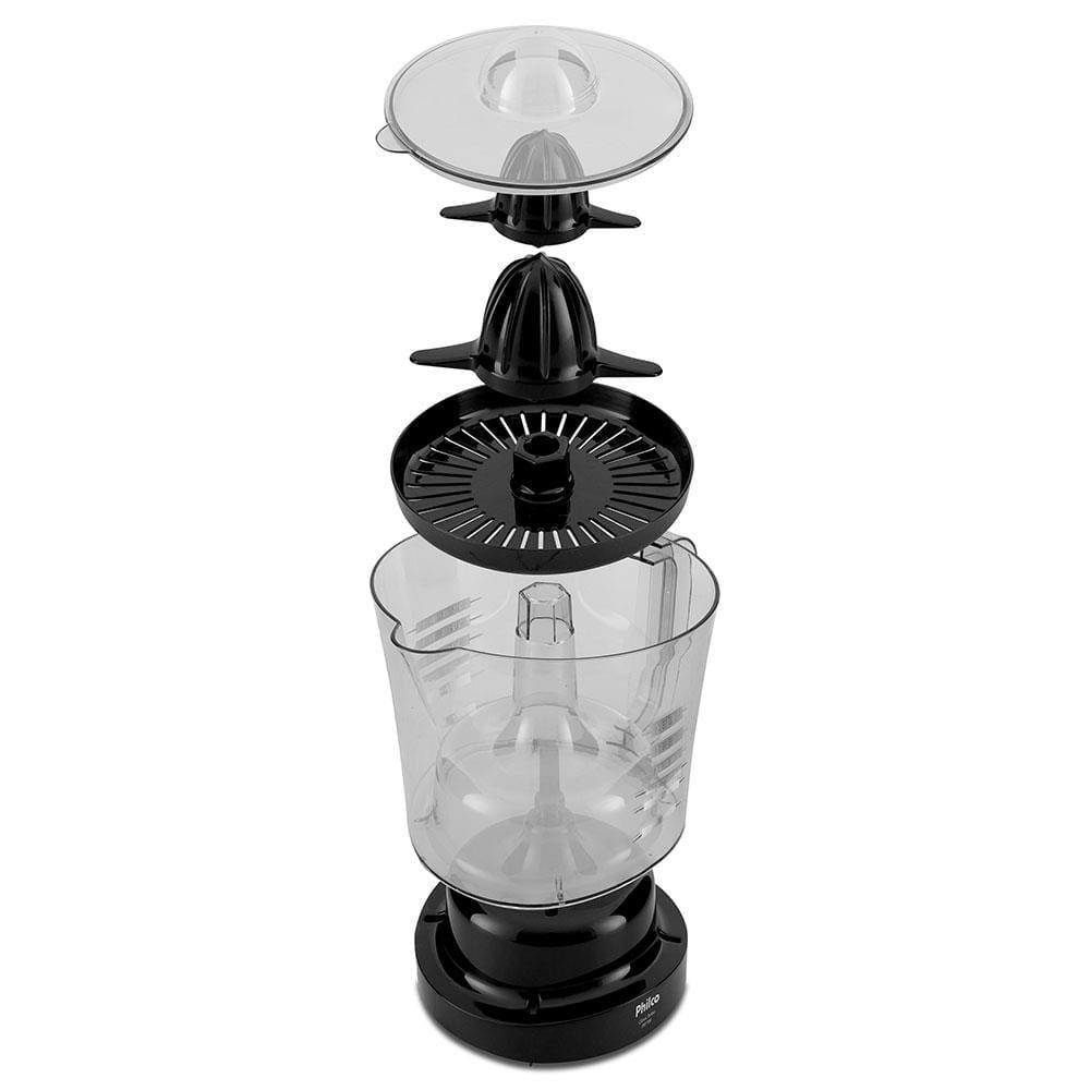 Espremedor de Frutas Philco Citrus Turbo PEF700P com 2 Cones 1,5L e 70 W - Preto - 4
