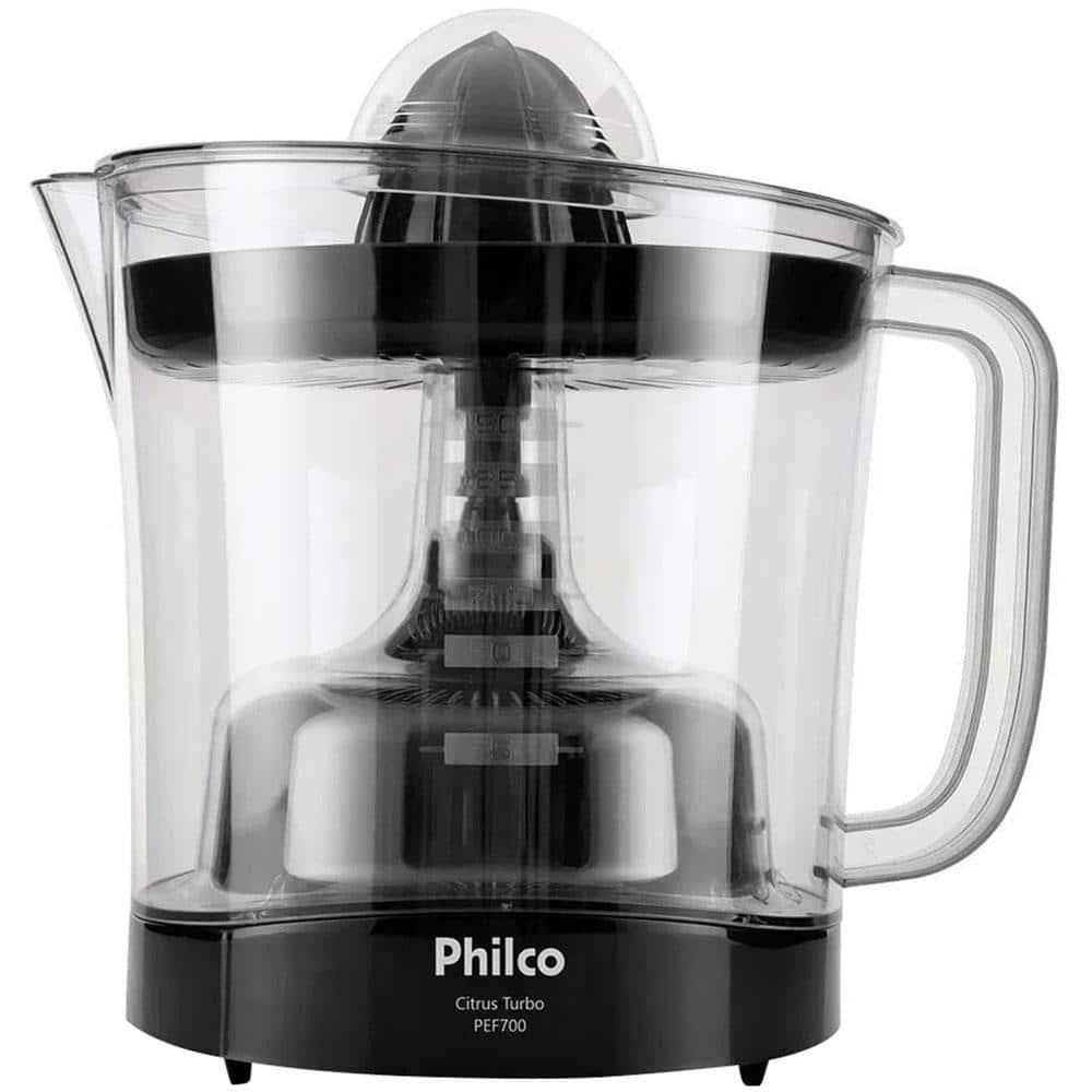 Espremedor de Frutas Philco Citrus Turbo PEF700P com 2 Cones 1,5L e 70 W - Preto - 1