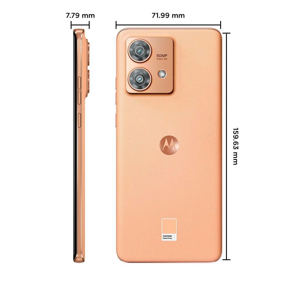 Smartphone Motorola Edge 40 Neo 5G Peach Fuzz 256GB 10GB (8GB RAM + 2GB Ram Boost) 50MP Ultra-Pixel AI Camera IP68 NFC - 14