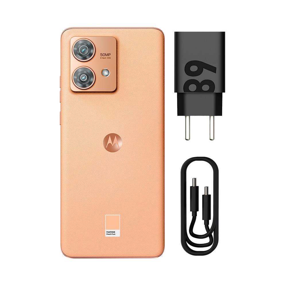 Smartphone Motorola Edge 40 Neo 5G Peach Fuzz 256GB 10GB (8GB RAM + 2GB Ram Boost) 50MP Ultra-Pixel AI Camera IP68 NFC - 15