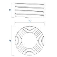 Mangueira Tramontina Flex de 1/2" para Jardim com Engates Rápidos e Esguicho - 20m - Gelo - 2