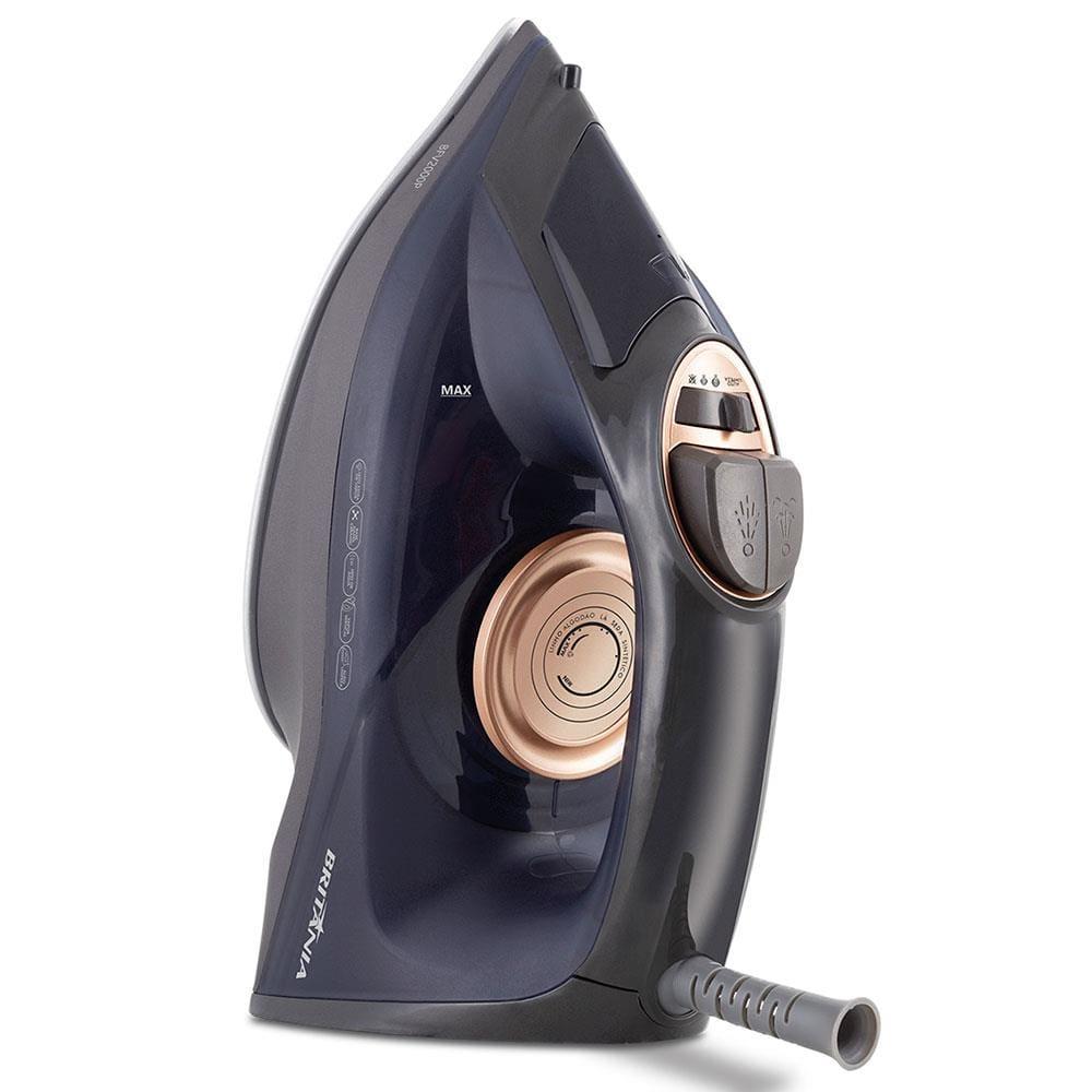 Ferro de Passar a Vapor Britânia BFV2000P com Spray e Base em Cerâmica - Azul - 2