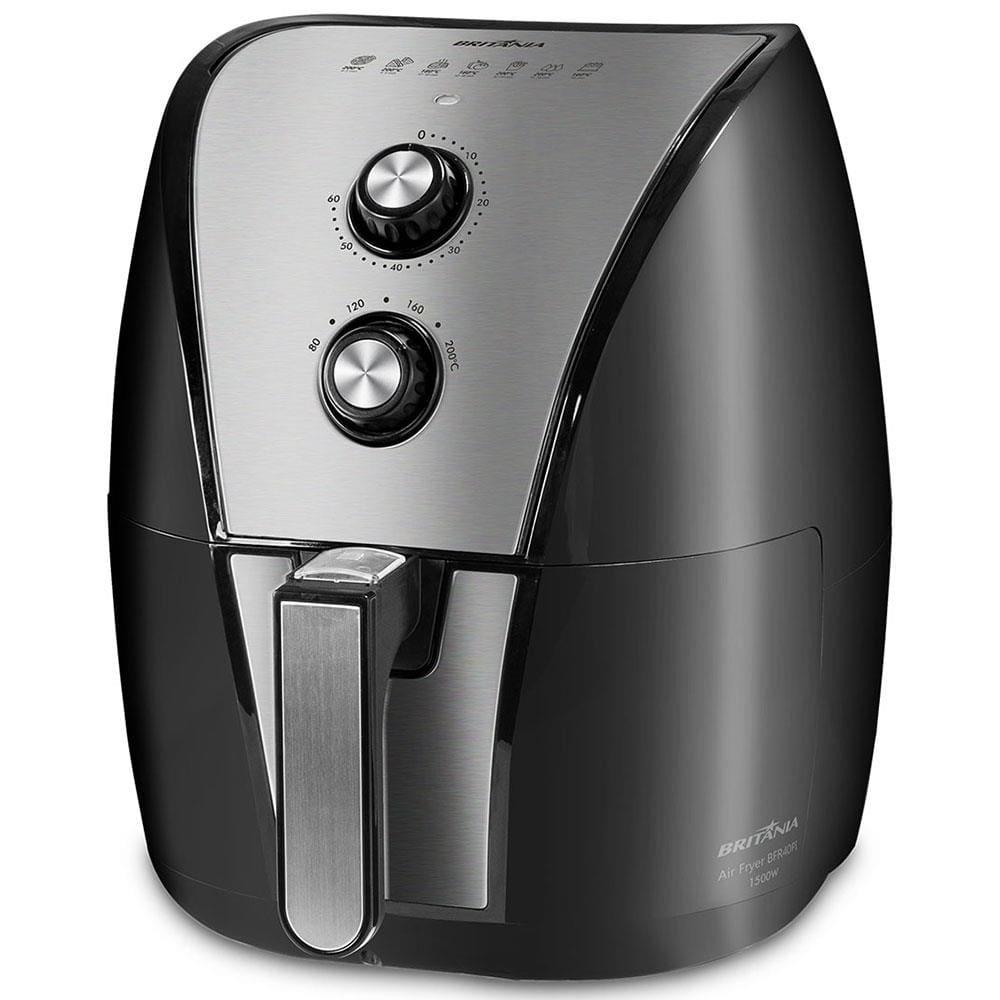 Fritadeira Elétrica Sem Óleo Air Fryer Britânia BFR40PI 4,3L – Preta e Inox - 2