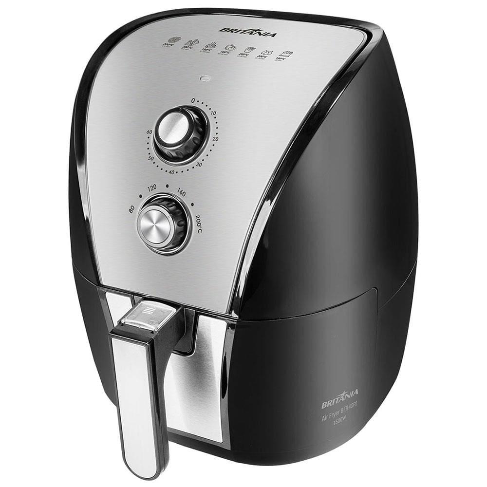 Fritadeira Elétrica Sem Óleo Air Fryer Britânia BFR40PI 4,3L – Preta e Inox - 3