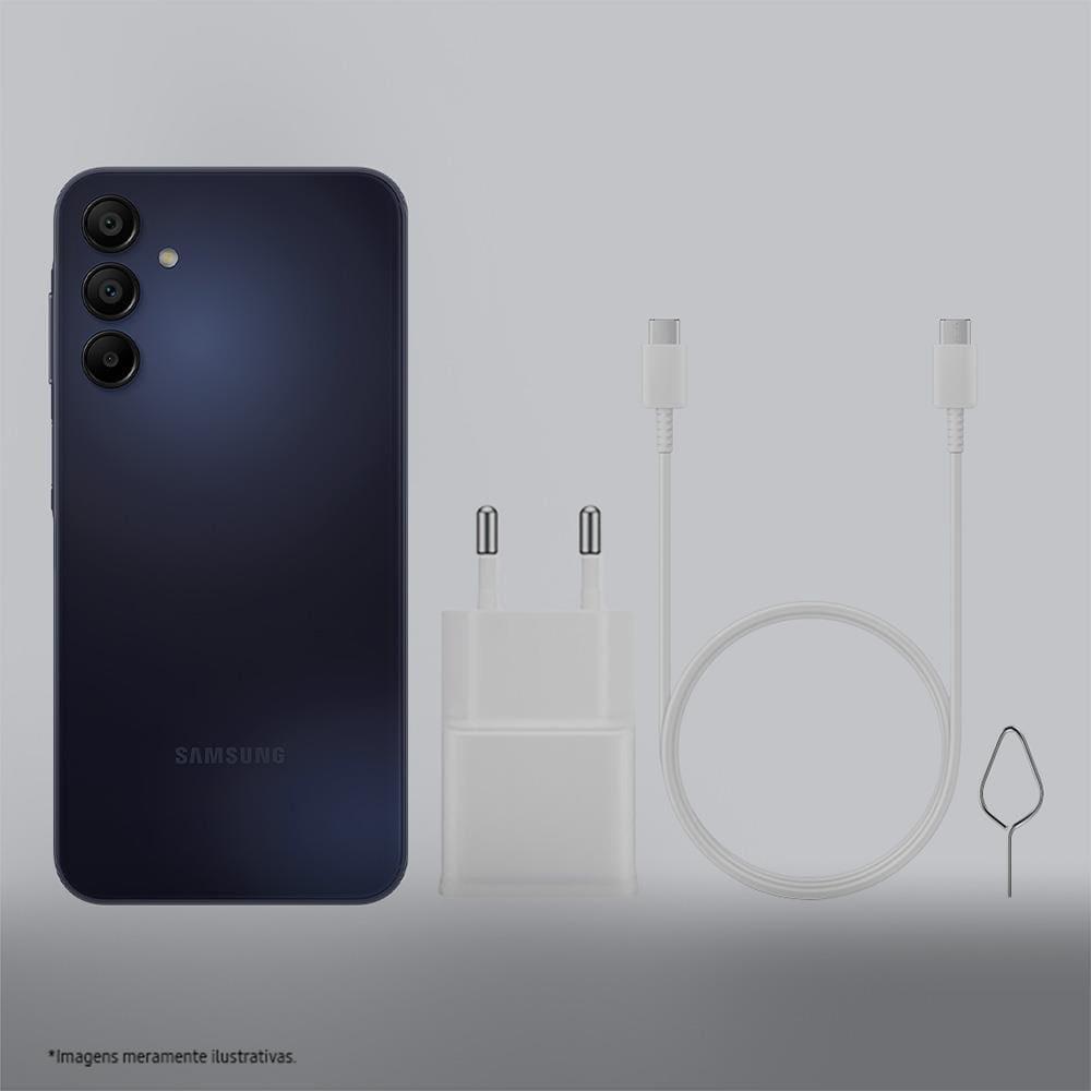 Smartphone Samsung Galaxy A15 5G Azul Escuro 256GB, 8GB RAM, Processador Octa-Core, Câmera Tripla Traseira, Tela Super Amoled de 6.5" 90Hz - 2