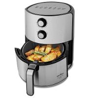 Fritadeira Elétrica Sem Óleo Air Fryer Britânia BFR46PI 3,5L – Inox/Preta