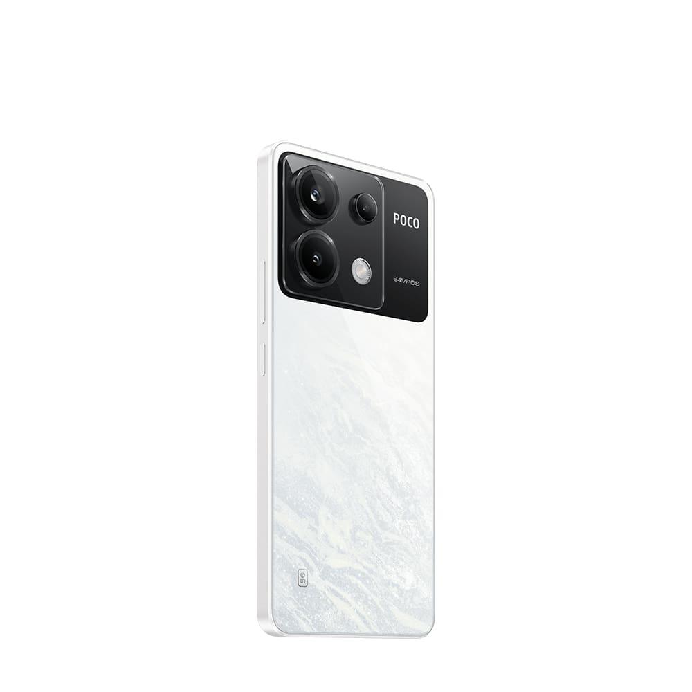 Smartphone POCO X6 5G Branco, 256GB, Tela 6,67", 8GB de RAM, Câmera Traseira Tripla, Android 13 e Processador Octa-Core - 4