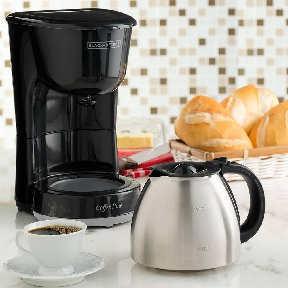 Cafeteira Elétrica Black+Decker CM15 15 Cafés Jarra em Inox Preto 110V - 5
