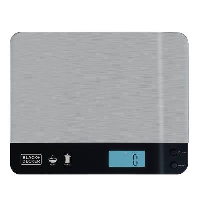Balança de Cozinha Black Decker BC500 à Pilha com Acabamento em Inox e Capacidade de até 5kg