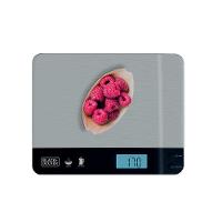 Balança de Cozinha Black Decker BC500 à Pilha com Acabamento em Inox e Capacidade de até 5kg